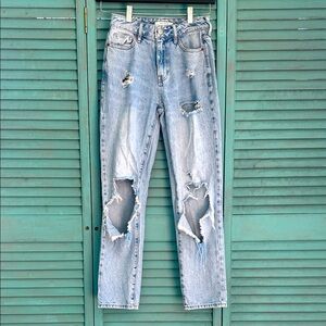 PacSun Light Blue Distressed Boyfriend Jeans